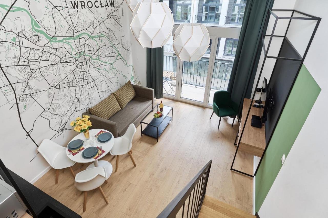 Mezzanine Studio Apartments Zarembowicza Wroclaw Airport By Renters Екстер'єр фото